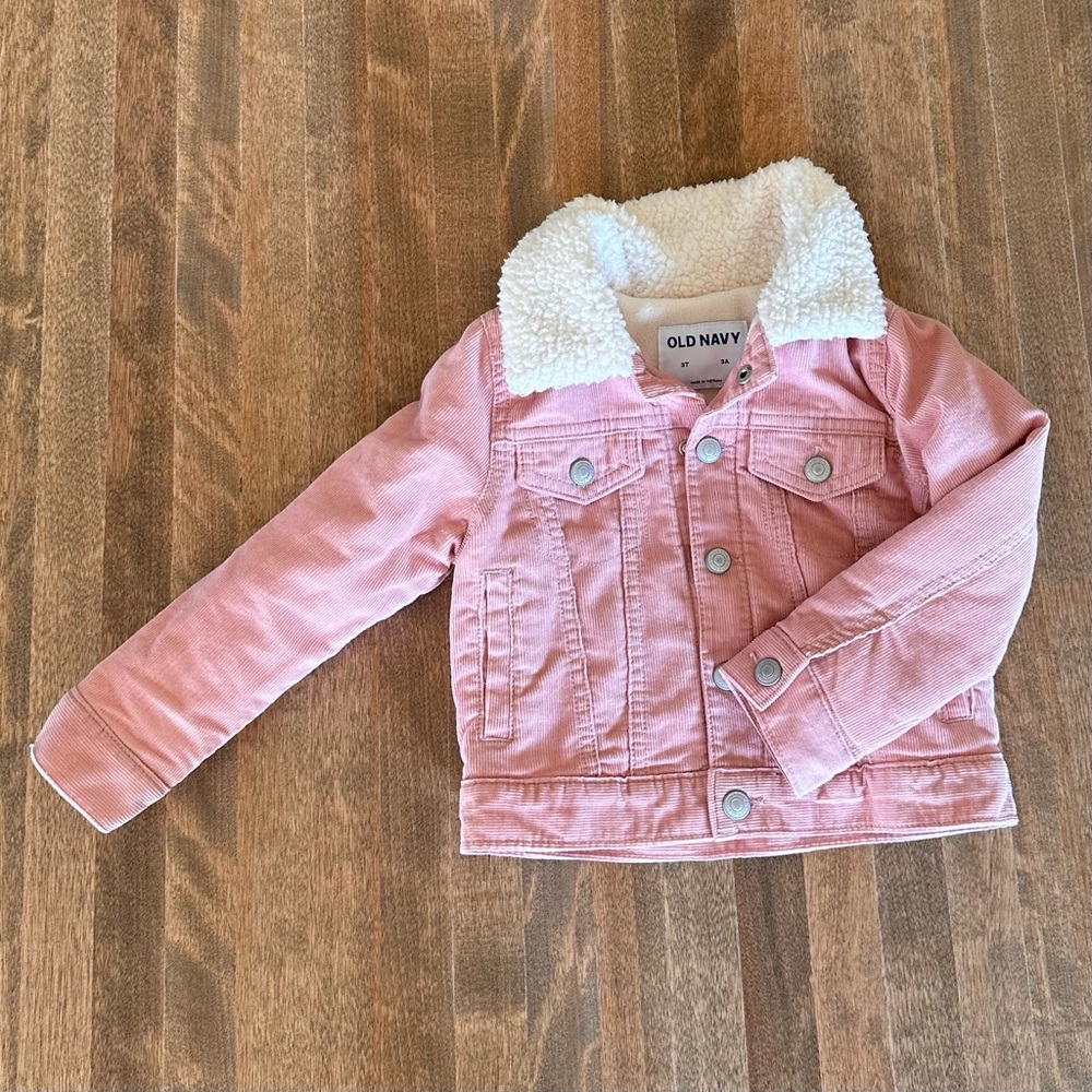 NWOT Old Navy Corduroy Sherpa Lined Jacket